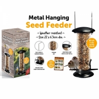 Hranitor pentru pasari, 22 x 6.5 cm, transparent/negru, My Garden 1265